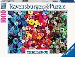  Ravensburger Puzzle 1000 el. Challange Kolorowe guziki