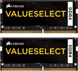 Pamięć do laptopa Corsair Value Select, SODIMM, DDR4, 16 GB, 2133 MHz, CL15 (CMSO16GX4M2A2133C15)