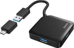 HUB USB Hama 4x USB-A 3.0 (002001160000)