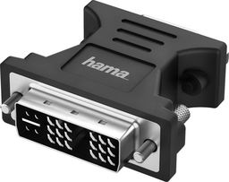 Adapter AV Hama DVI-I - D-Sub (VGA) czarny (002003400000)