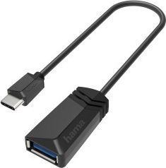 Adapter USB Hama USB-C - USB Czarny  (002003120000)