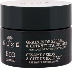  Nuxe NUXE BIO Rozświetlająca maska detoksykująca - ekstrakt z cytrysów i ziaren sezamu 50ml