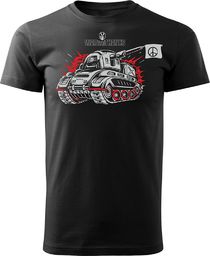  Topslang Koszulka World of Tanks parodia męska czarna REGULAR XXL