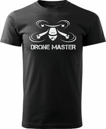  Topslang Koszulka z dronem Drone Master męska czarna REGULAR L
