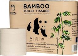ZUZii PAPIER TOALETOWY BAMBUSOWY 6 ROLEK - ZUZII