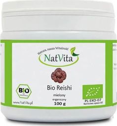  NatVita Reishi grzyby mielone BIO 100% 100g NatVita