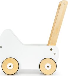  Ecotoys Drewniany wózek dla lalek pchacz chodzik ECOTOYS