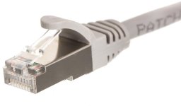 NetRack patch cord FTP cat.5e RJ45 5mb zalewany szary (BZPAT5F5E)
