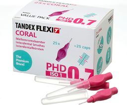Tandex Tandex (25 szt.) szczoteczek Flexi Micro Fine Coral (różowy))