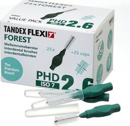Tandex Tandex (25 szt.) szczoteczek Medium FOREST 2,6 (gruby)