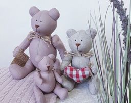 Tajemniczy ogród Miś maskotka handmade brązowa 27cm () - 1740-uniw