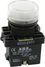  XBS Kontrolka sygnalizacyjna Lampka 1W LED biała NG22-EV71 230V XBS 1714