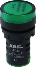  F&F Kontrolka sygnalizacyjna 230V Lampka LED zielona AD22-GREEN230 XBS 2309