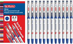  Herlitz 12x długopis żelowy Shiny 0,5mm niebieski HERLITZ