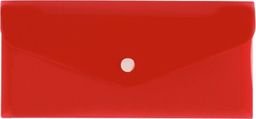  Biurfol Teczka koperta na zatrzask DL 21x9,9 PP czerwona
