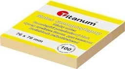  Titanum Karteczki samoprzylepne notes 76x76mm 100k żółte