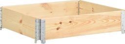  vidaXL Podniesiona grządka 100x100cm lite drewno sosnowe VidaXL