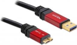 Kabel USB Delock USB-A - microUSB 3 m Czerwony (82762)