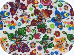 EGA Pielucha Tetrowa z Nadrukiem 70x80 Motyle