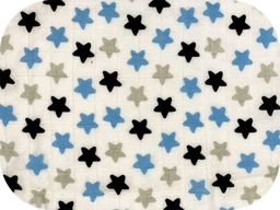 EGA Pielucha Bambusowa 120x120 Gwiazdy Niebieskie