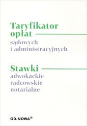  Taryfikator opłat sądowych i administracyjnych