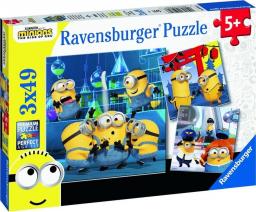  Ravensburger Puzzle 3x49 Minionki 2