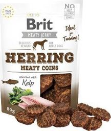  Brit BRIT MEATY JERKY Herring Meaty Coins TALARKI ŚLEDŹ 80g
