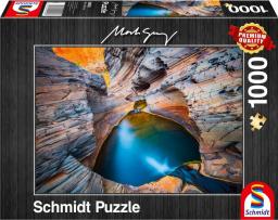  Schmidt Spiele Puzzle PQ 1000 Mark Gray Błękit