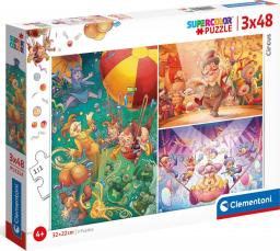  Clementoni Puzzle 3x48 Super Kolor Te Circus