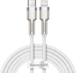 Kabel USB Baseus USB-C - Lightning 2 m Biały (CATLJK-B02)