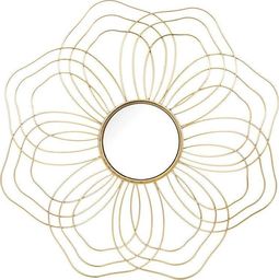  Art-Pol Lustro Dekoracyjne Kwiat złote 51x51x4cm