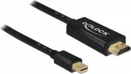 Kabel Delock DisplayPort Mini - HDMI 3m czarny (83700)