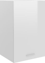  vidaXL Szafka kuchenna, wysoki połysk, biała, 39,5x31x60 cm, płyta