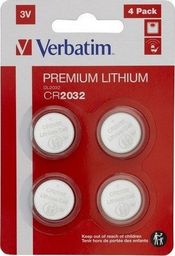  Verbatim Bateria CR2032 4 szt.