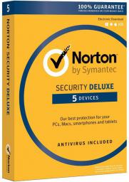 Norton Security Deluxe 5 urządzeń 12 miesięcy  (21357600)