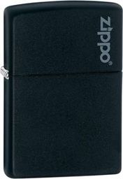 Zippo Zapalniczka ZIPPO Black Matte z małym logo Zippo