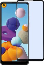  Braders Szkło hartowane Full Glue na cały ekran z ramką do Samsung Galaxy A21S czarny