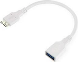 Adapter USB Savio CL-87 microUSB 3.0 - USB Biały  (SAVIO CL-87)