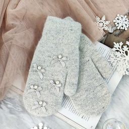 eCarla RĘKAWICZKI CUTE SZARE REK115