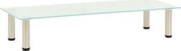 vidaXL Stojak pod TV, 100x35x17 cm, hartowane szkło mrożone