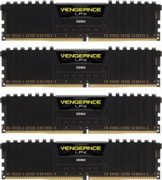 Pamięć Corsair Vengeance LPX, DDR4, 64 GB, 2666MHz, CL16 (CMK64GX4M4A2666C16)