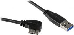 Kabel USB StarTech USB-A - micro-B 2 m Czarny (USB3AU2MRS)