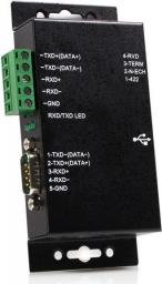 Adapter USB StarTech USB - RS-232 + Terminal Block Czarny  (ICUSB422IS)