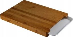 Deska do krojenia Household z tacą na okruszki drewniana