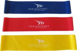 YakimaSport Mini Band różne poziomy oporu w zestawie wielokolorowy 3 szt.