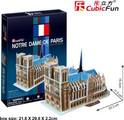 Cubicfun PUZZLE 3D Katedra Notere Dame 40 el. - C717H