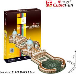  Cubicfun PUZZLE 3D Bazylika św. Piotra 56 el. - C718H
