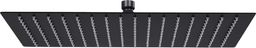 Deszczownica vidaXL Słuchawka prysznicowa ze stali, 40x30 cm, prostokątna, czarna