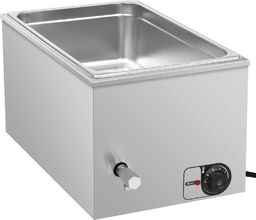 vidaXL Bemar, podgrzewacz do potraw, stal nierdzewna, 1500 W, GN 1/1
