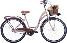  Kozbike (K29) Rower miejski 28 damski beżowo-brązowy 3S